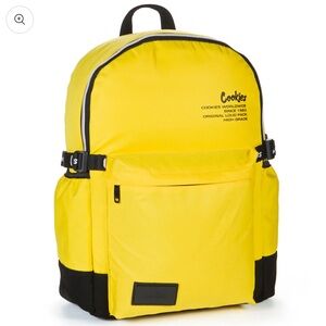 Cookies Yellow and Black Smellproof Backpack